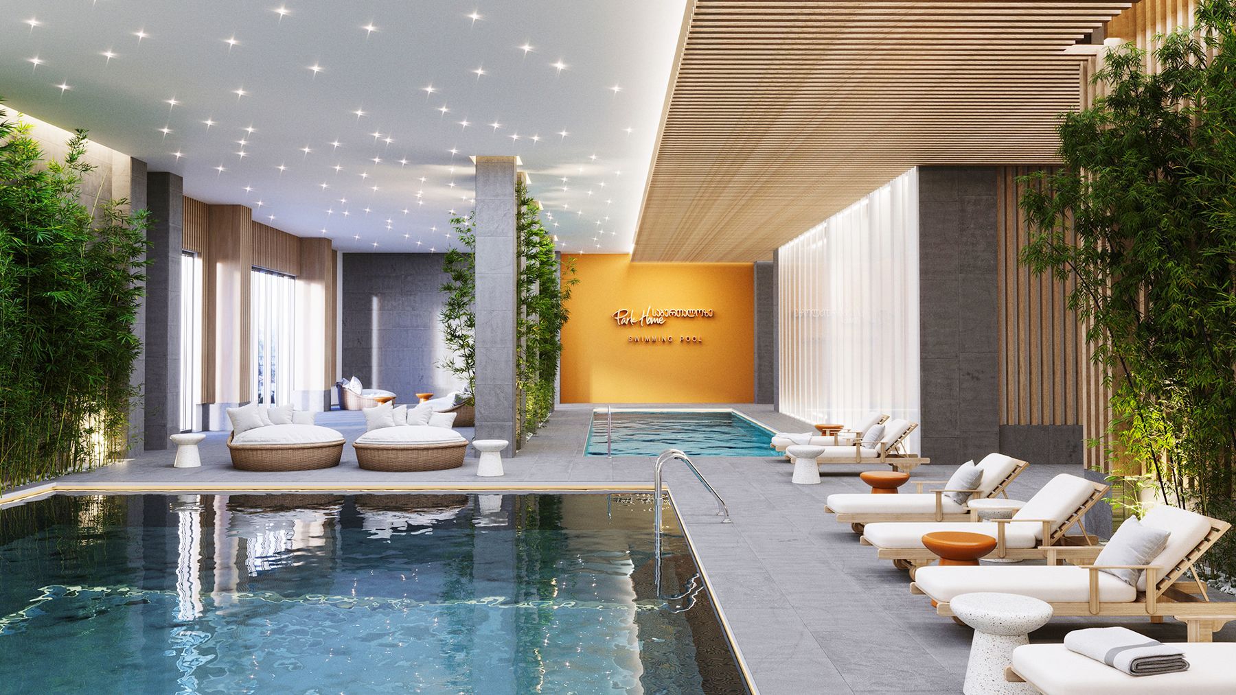 Indoor pool at Park Home Saburtalo
